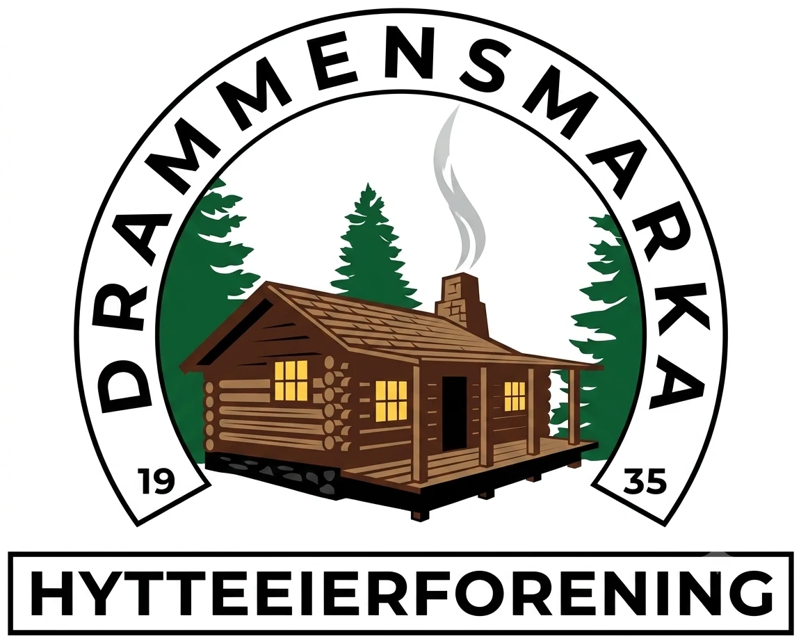 Drammensmarka Hytteeierforening logo